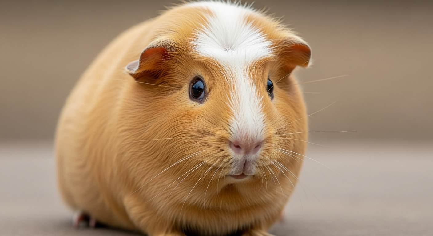 White Crested guinea pig breed