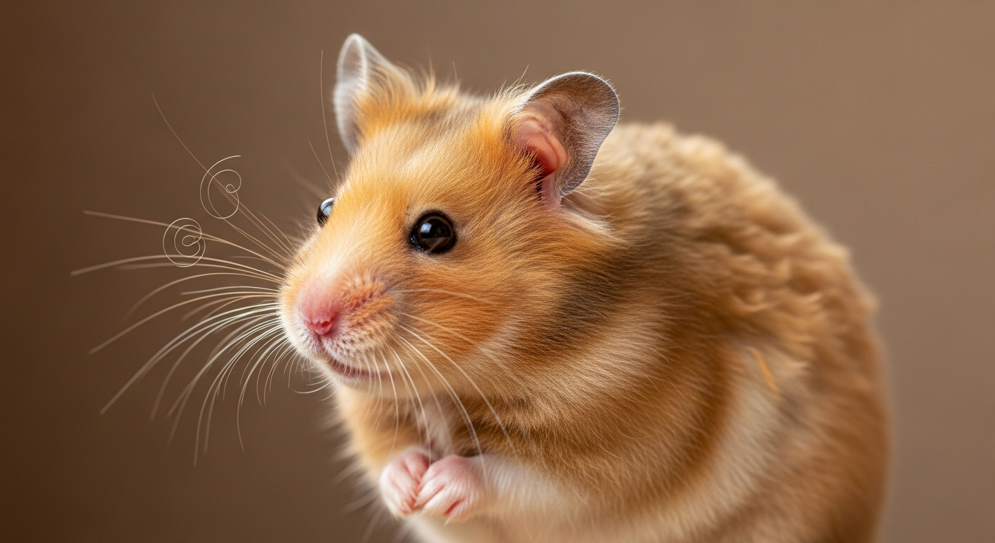 Rex (Syrian) hamster breed
