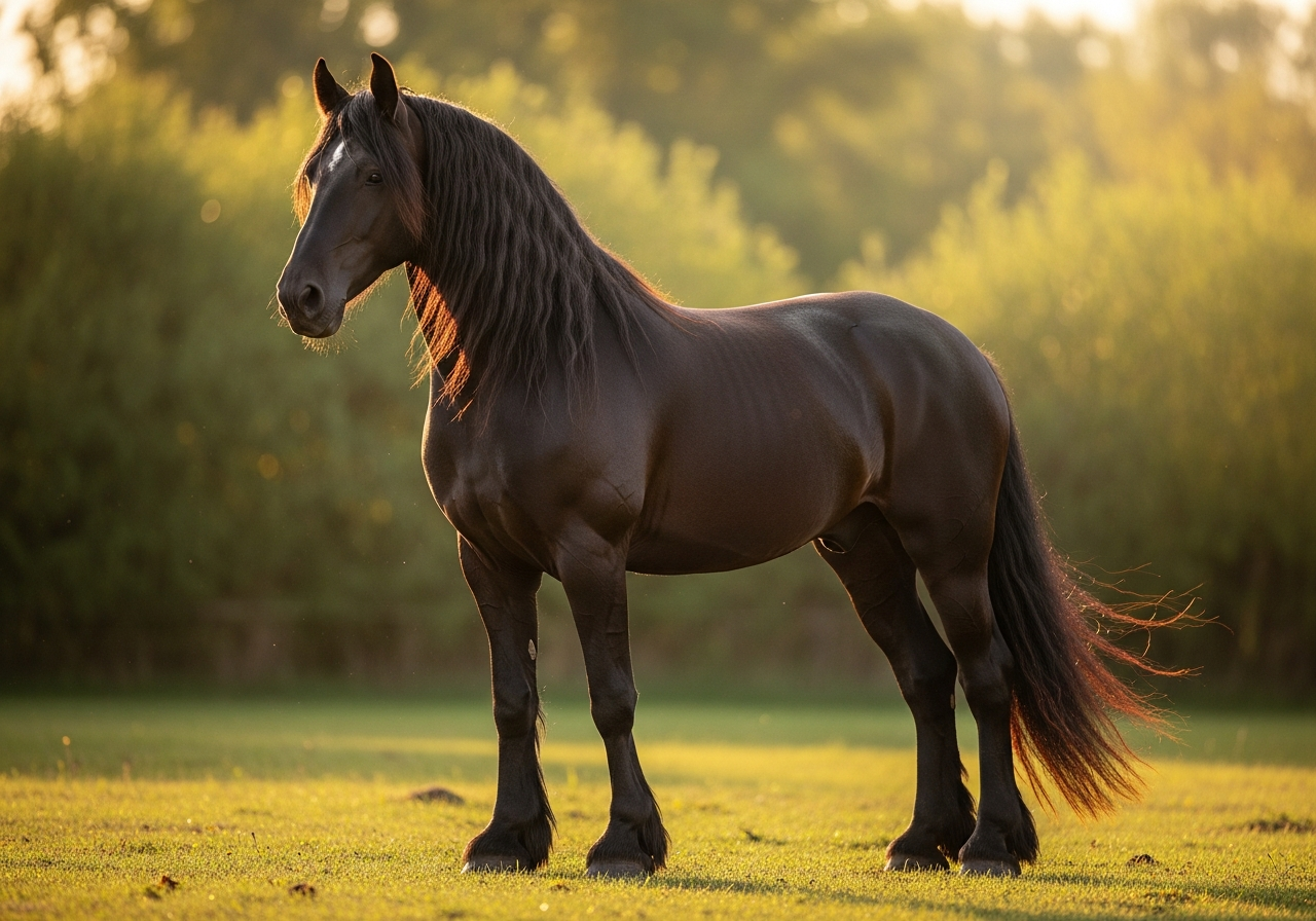 Friesian horse breed